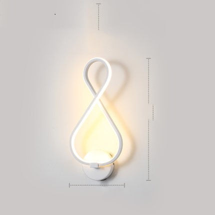 Stilvolle Nordic LED-Lampe für Zuhause