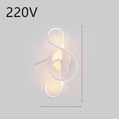 Stilvolle Nordic LED-Lampe für Zuhause